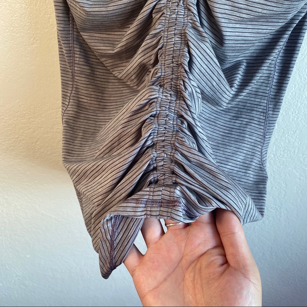 Lululemon Ruche Of Adrenaline Tank Gray Size 4 - Picture 8 of 14